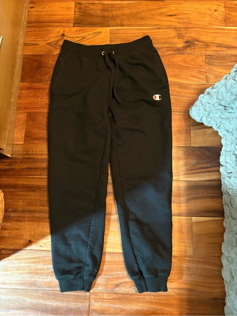 Champion Reverse Weave Black Logo Jogger Sweatpants Size Small (720)